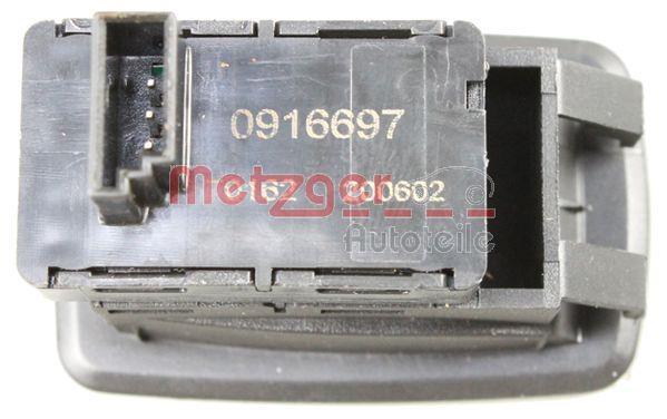 Interruptor, elevalunas METZGER 0916697